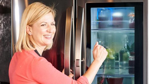 Anna Olson with LG InstaView Door-in-Door® Refrigerator