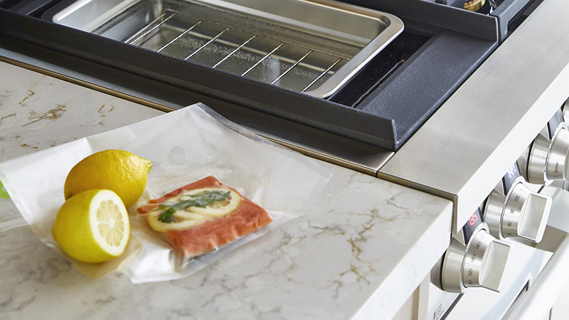 Stove Range with pots