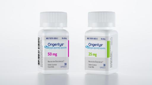 ONGENTYS&reg; (opicapone) Product Photo