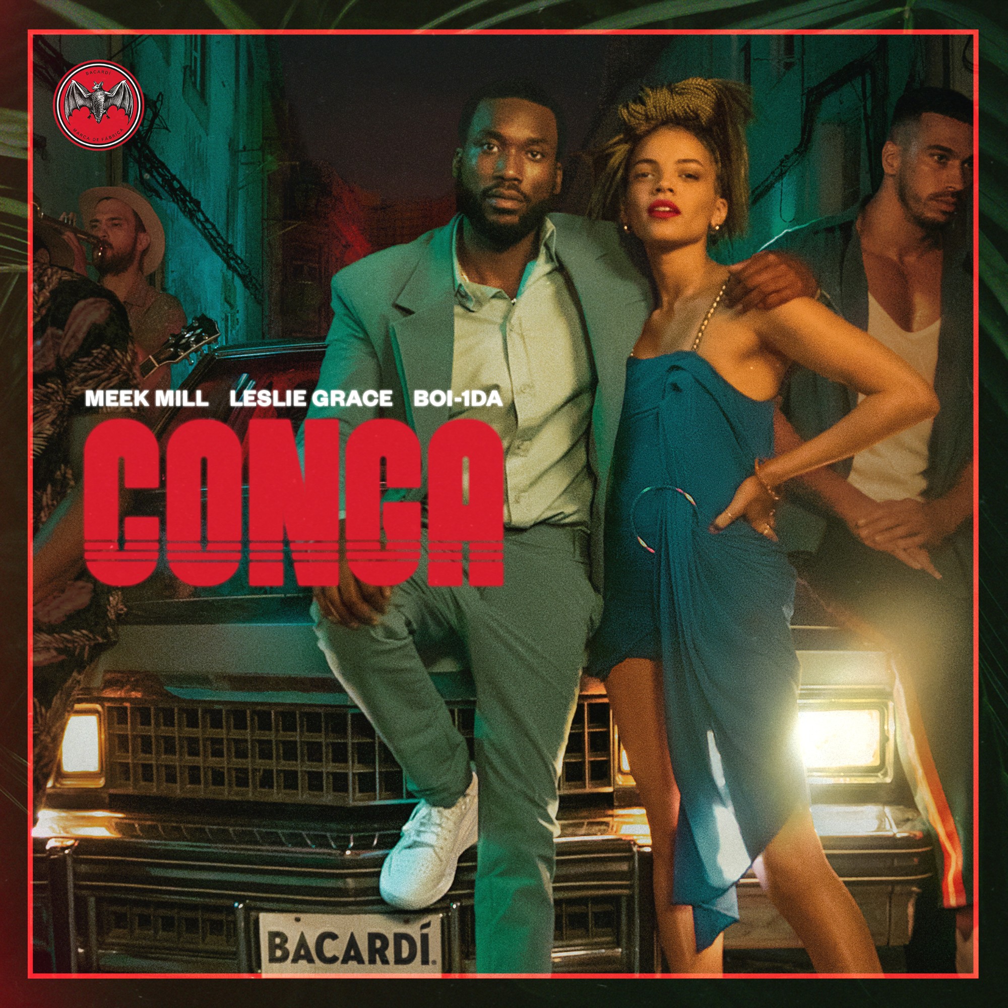 Conga Feat. Meek Mill, Leslie Grace, Produced by Boi-1da Album Cover