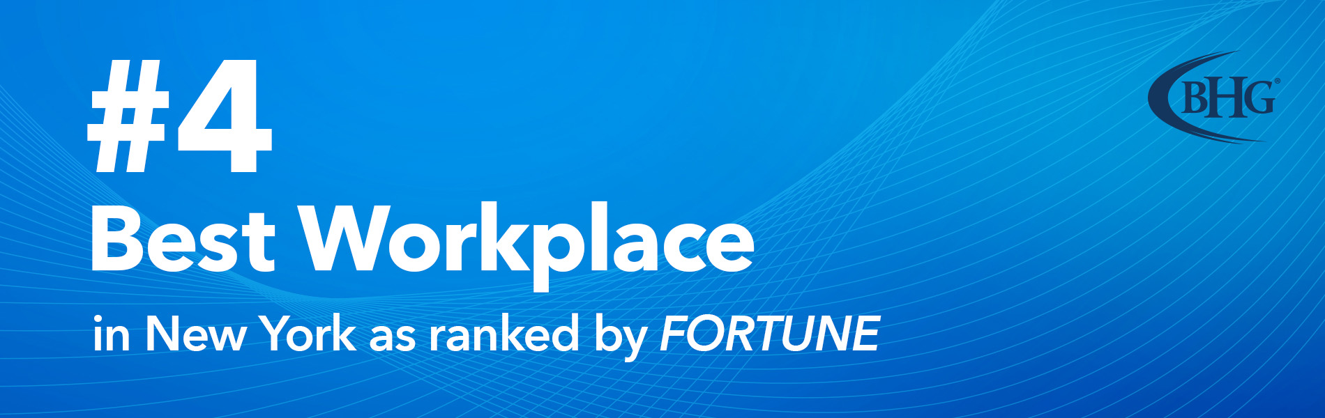 Banner that says #4 Best Workplace