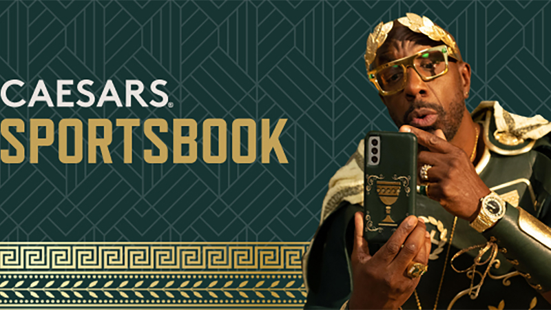 Caesars Sportsbook and JB Smoove as Caesar