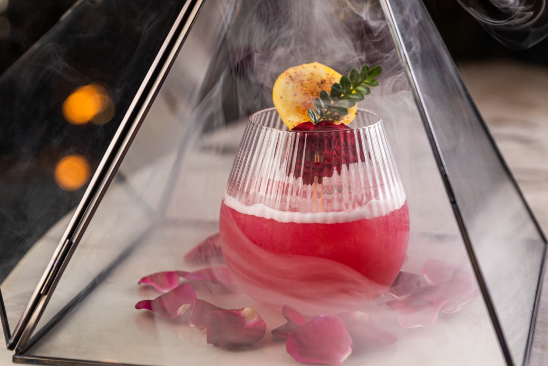 Louvre at First Sight cocktail at Vanderpump à Paris at Paris Las Vegas (Credit: Palm + Ocean)