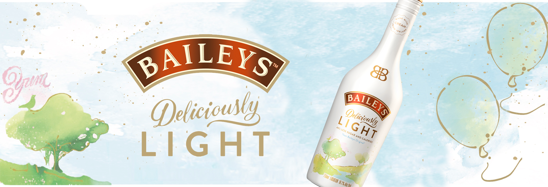 Baileys Deliciously Light Hero