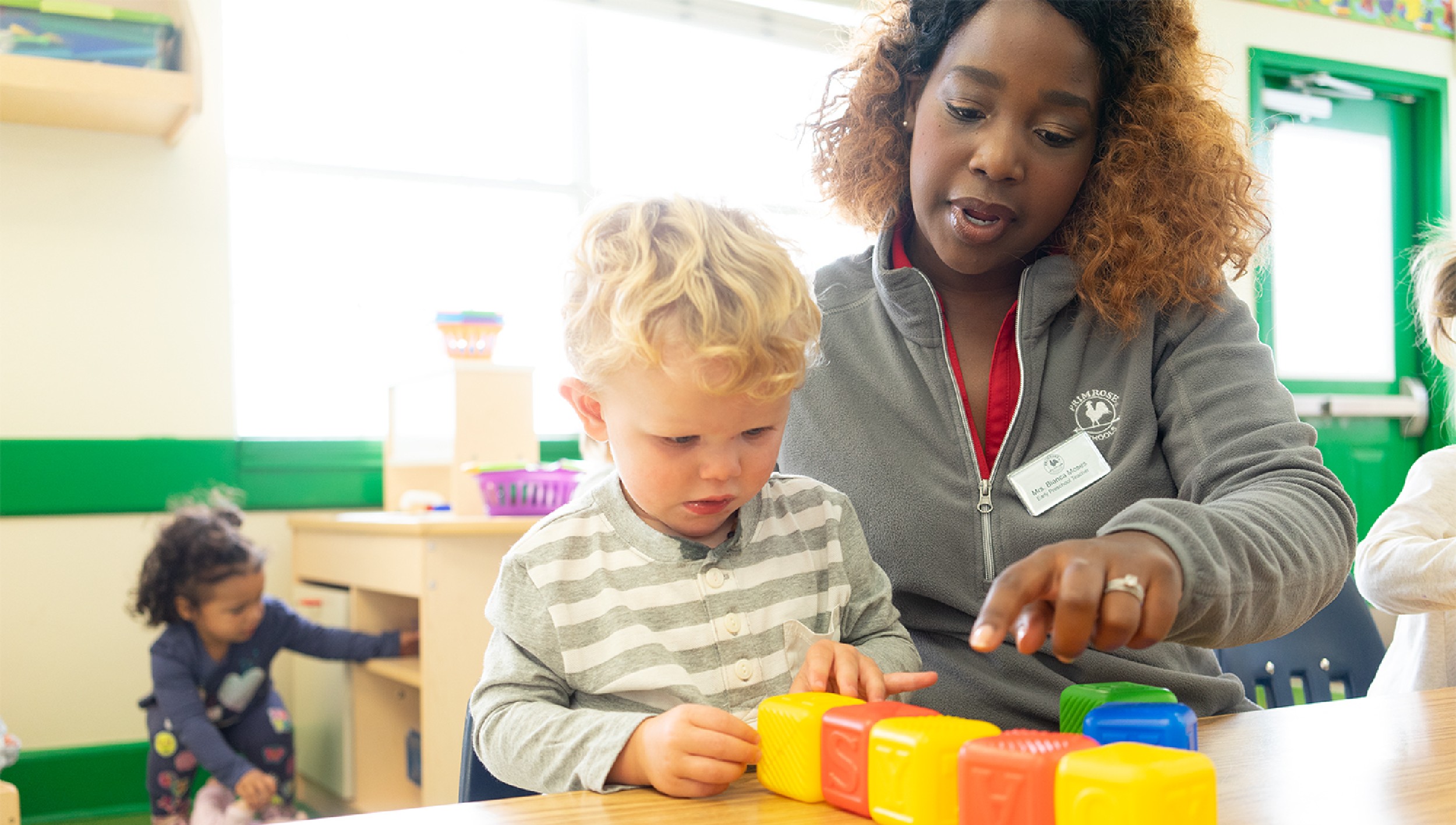 ASQ® and ASQ® Social-Emotional are developmental screening tools used by Primrose schools to help teachers provide more personalized support to children.