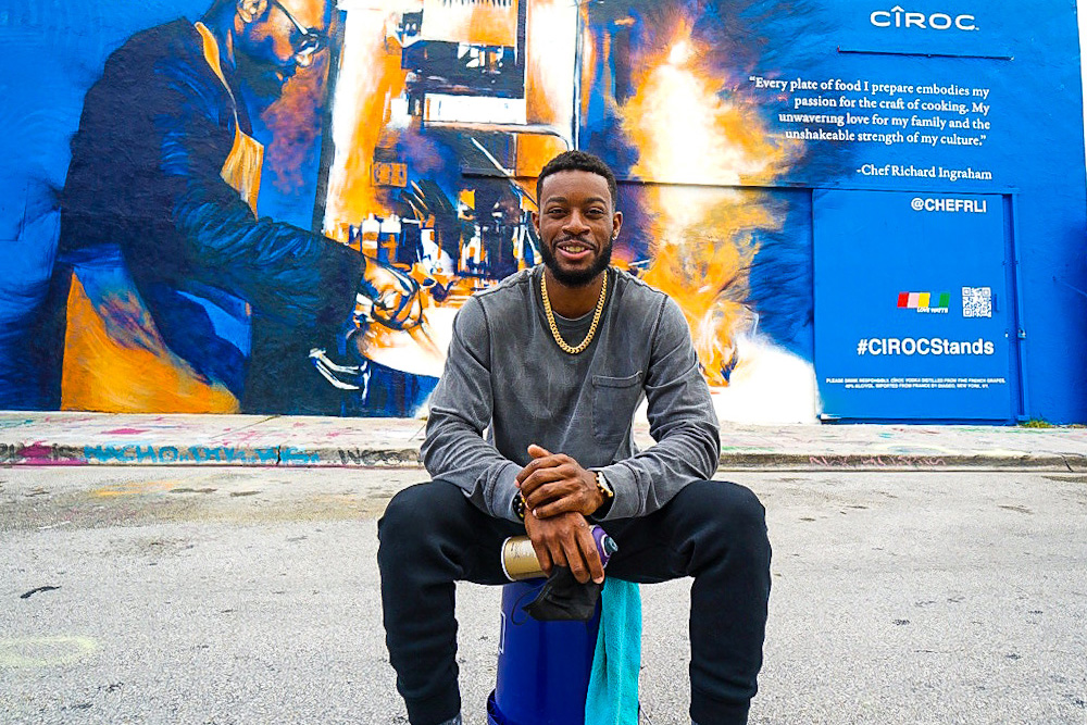 Richard Ingraham Mural In Miami Painted By Mojo