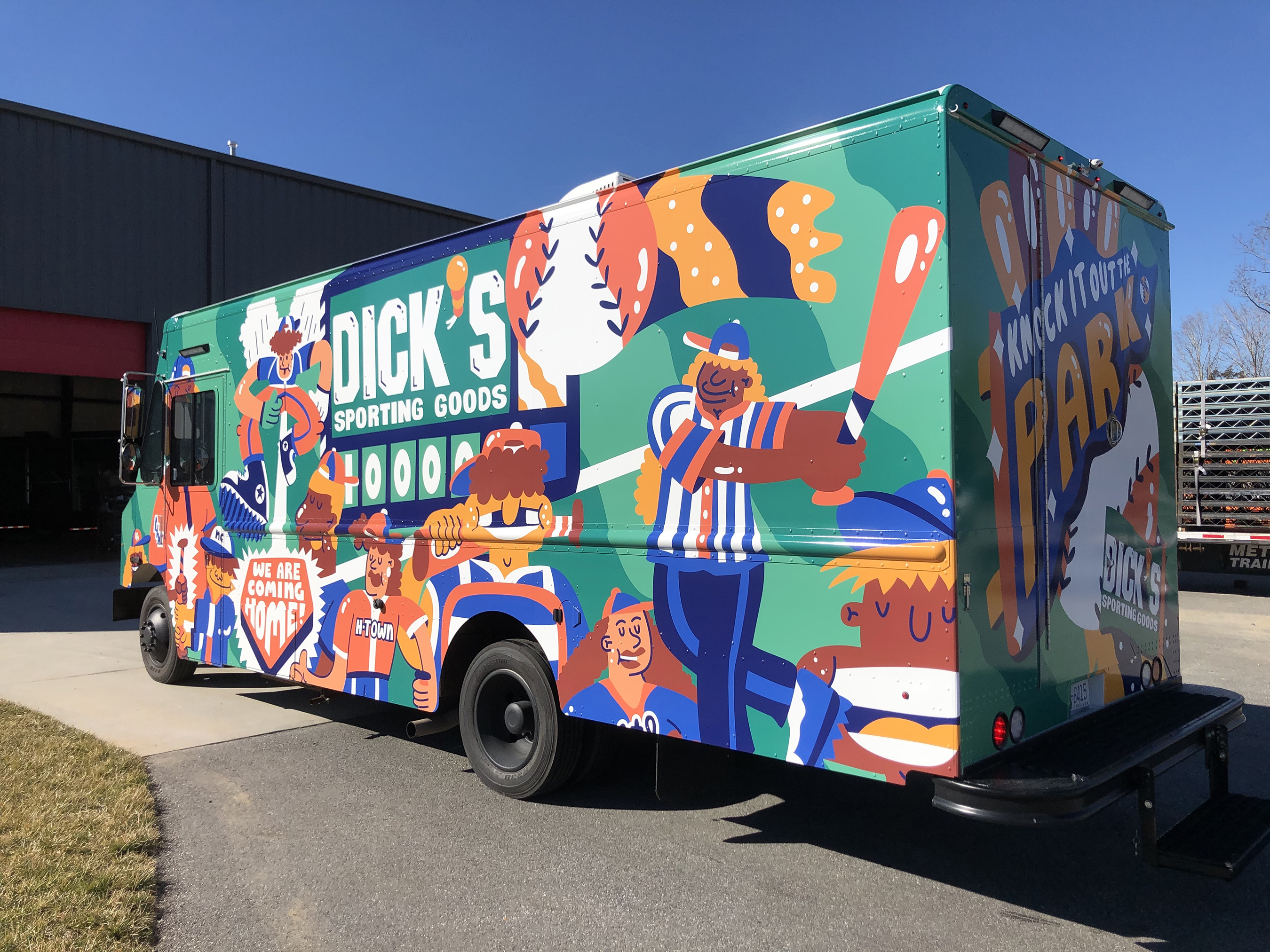 Close-up of the DICK’S Sporting Goods Truck