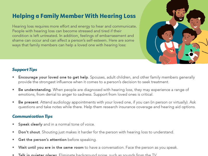Helping Family Member With Hearing Loss