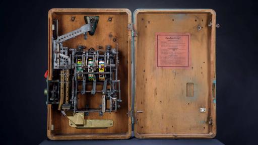 Image of Beromat &ldquo;B&rdquo; Mechanical Slot Machine Open Back