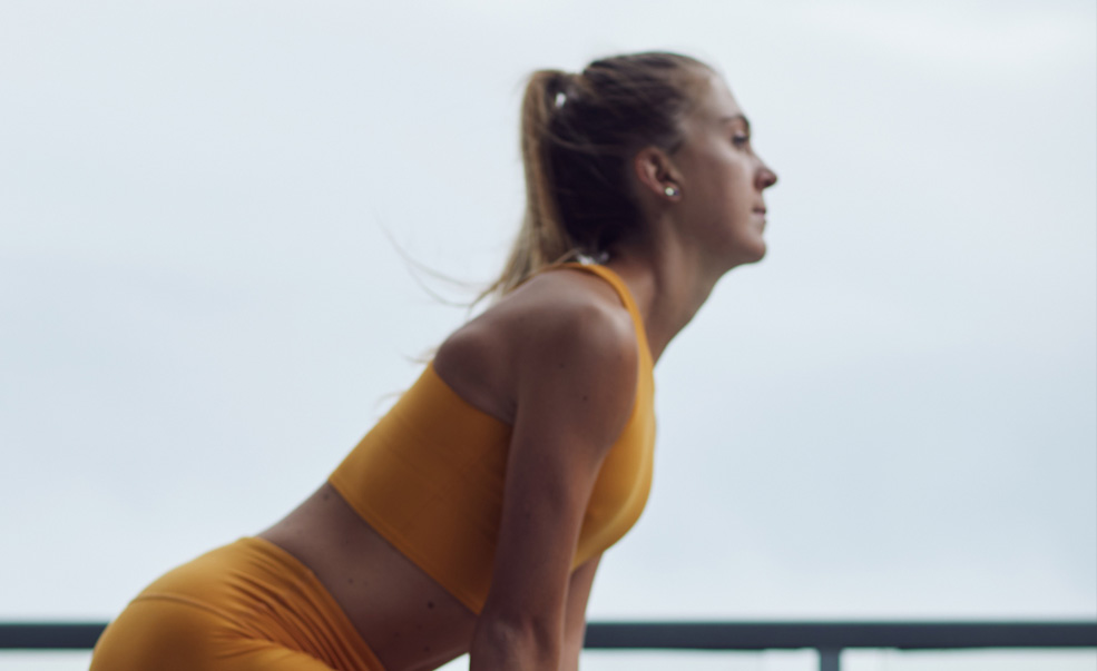 Katie Rainsberger lifting weights