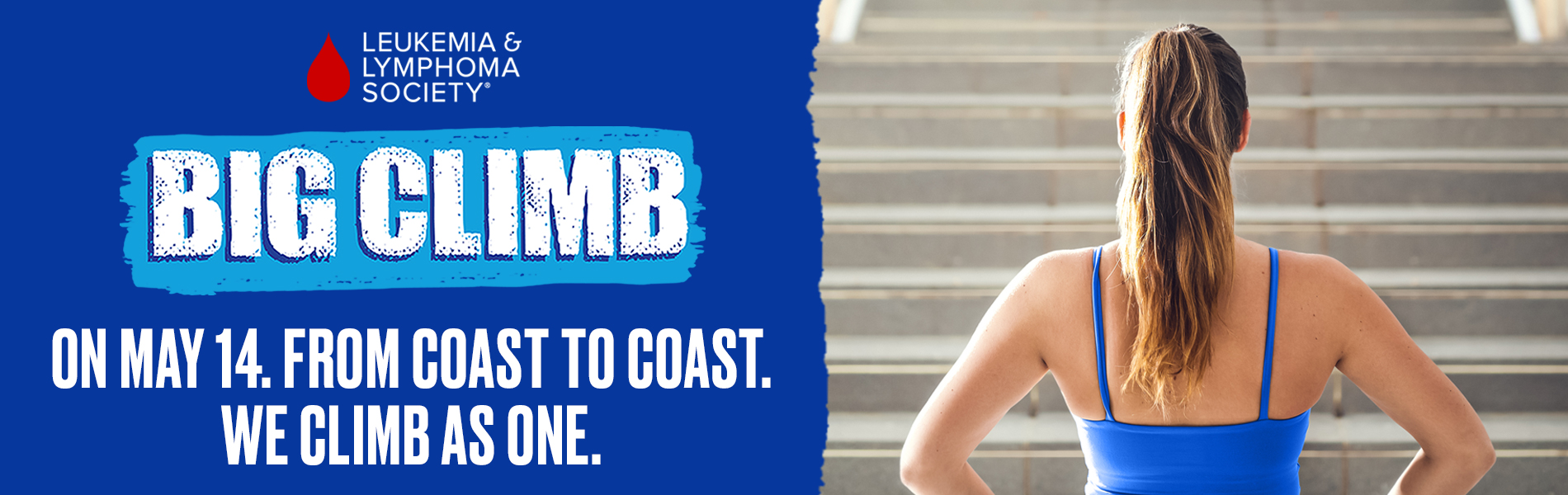 Climb. Conquer. Cure. banner