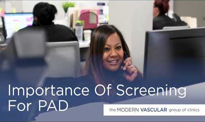 Scott Brannon, Chief of Endovascular Surgery at Modern Vascular, explains the importance of awareness and screening for PAD.