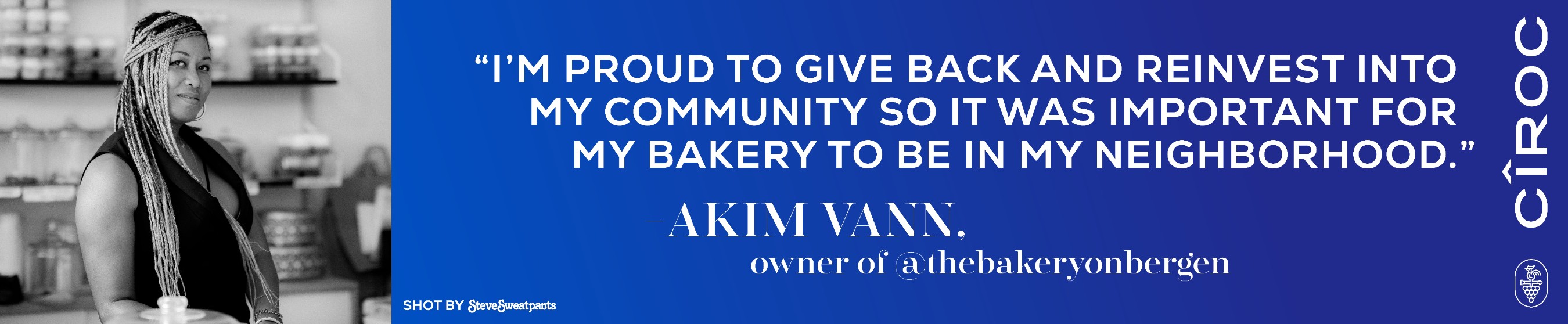 Akim Vann Owner of The Bakery on Bergen