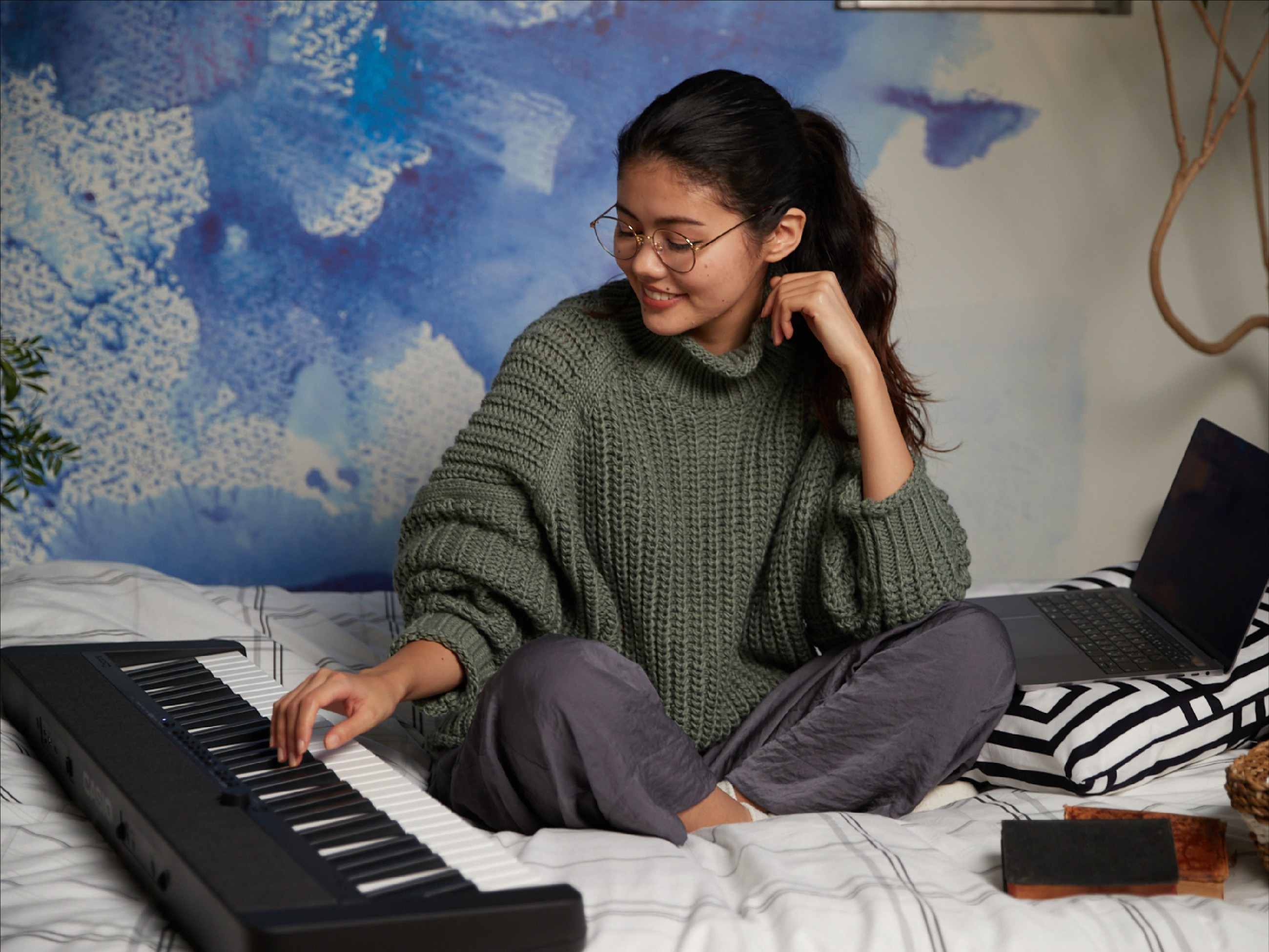 All three Casiotone keyboards can be powered by the included AC adapter or six AA batteries, allowing users to make music anywhere.