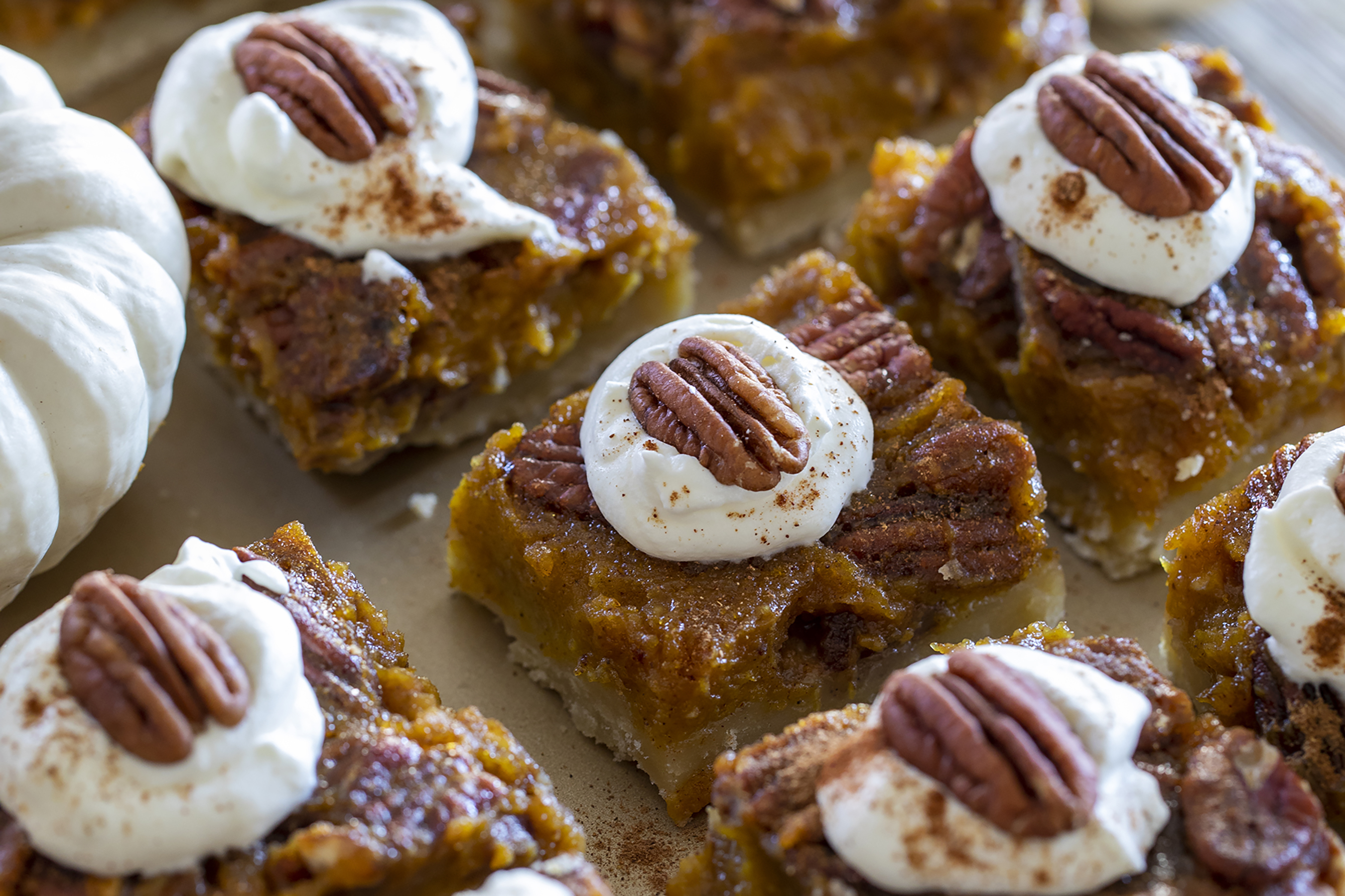 Pumpkin Pecan Pie Bars