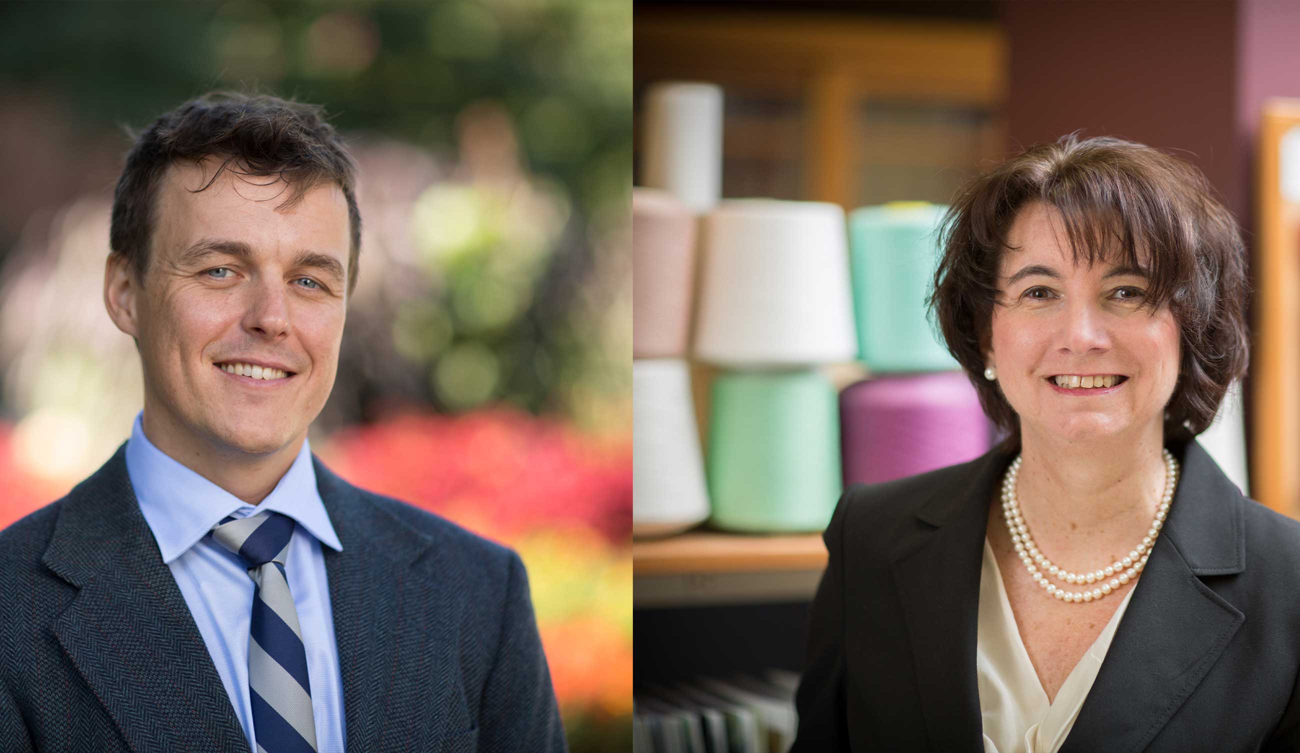 Jesse Daystar, Ph.D., vice president and chief sustainability officer for Cotton Incorporated. Mary Ankeny, vice president of Product Development and Implementation Operations for Cotton Incorporated.