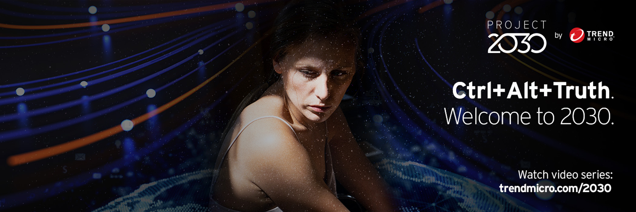 Banner that says Click here to see the  future.