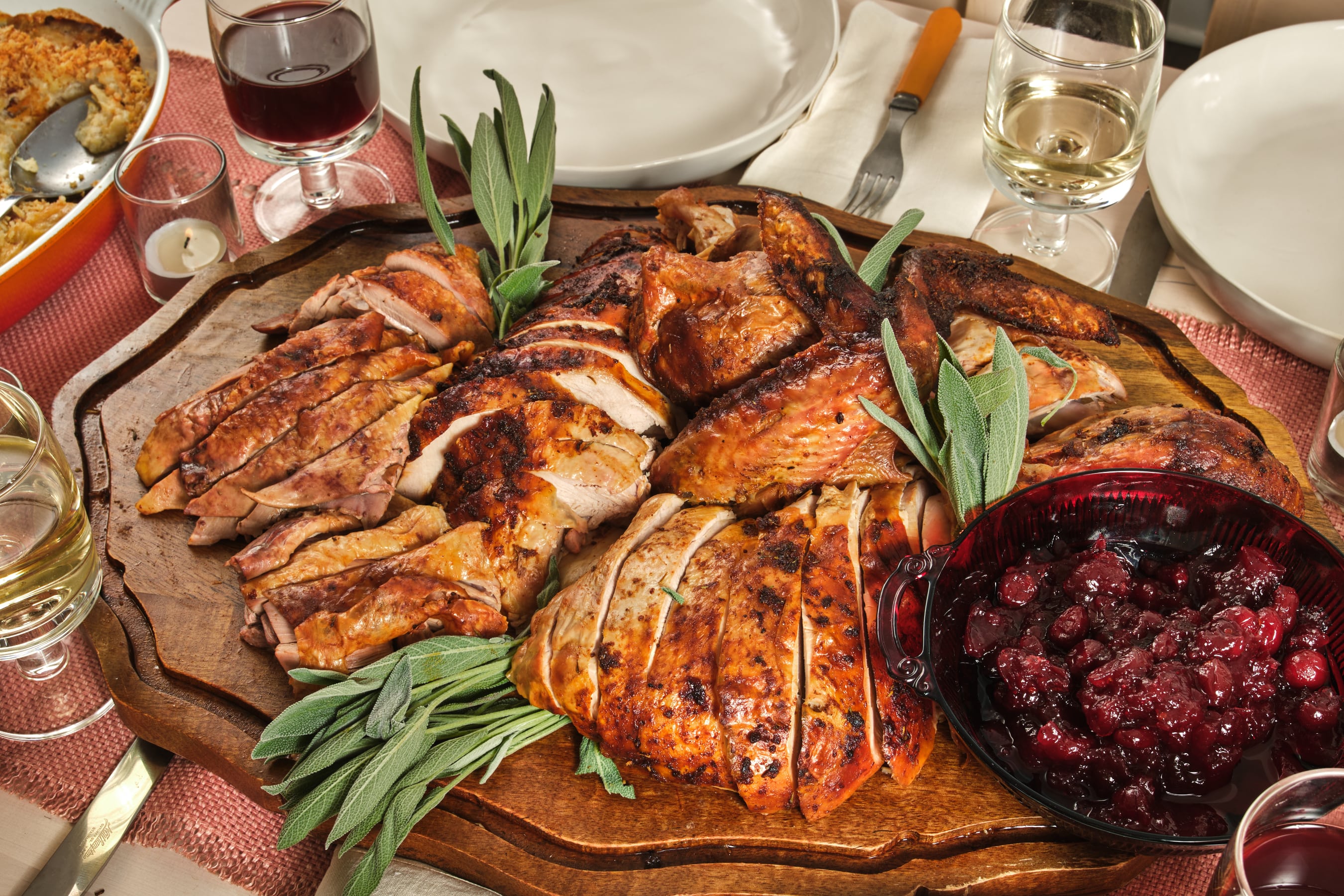Thanksgiving Turkey Table Photo by Cheyenne Cohen.