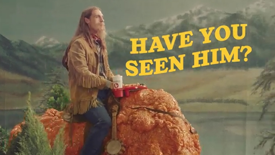Play Video: Have you seen him? The Guy on a Buffalo Wing from Zaxby's.