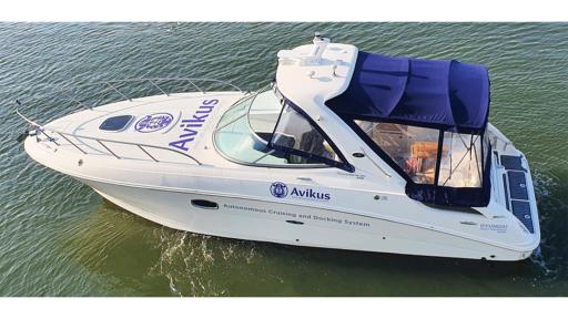 Hyundai Avikus Autonomous Cruising Boat at CES 2022
