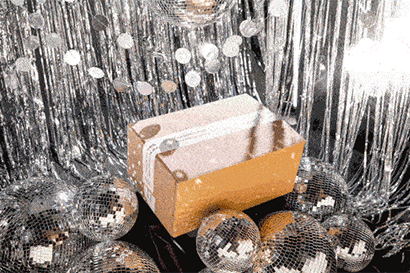 Mystery Boxes are wrapped in Chipotle’s iconic foil and sealed with the same burrito labels found on digital orders.