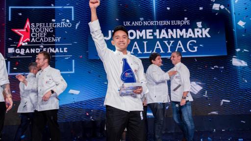 Jerome Ianmark Calayag, winner of the S.Pellegrino Young Chef Academy Competition 2019/21.