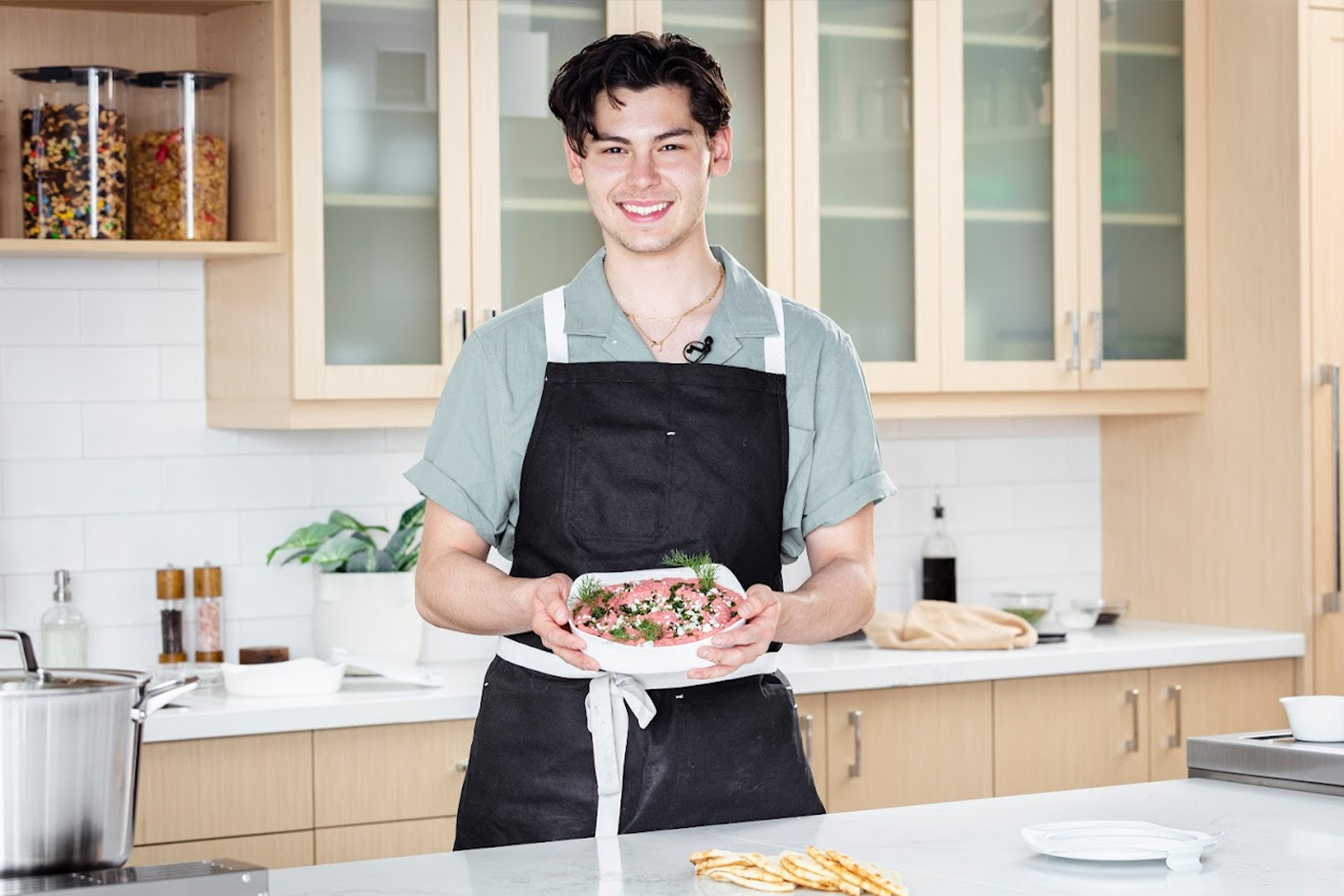 To celebrate the beginning of spring farmer&rsquo;s market season, TikToker <a href="https://www.tiktok.com/@scheckeats?lang=en" target="_blank" rel="nofollow" title="TikTok">@ScheckEats</a> unveiled two new recipes in partnership with the Newell Creative Kitchen, a new immersive kitchen space.