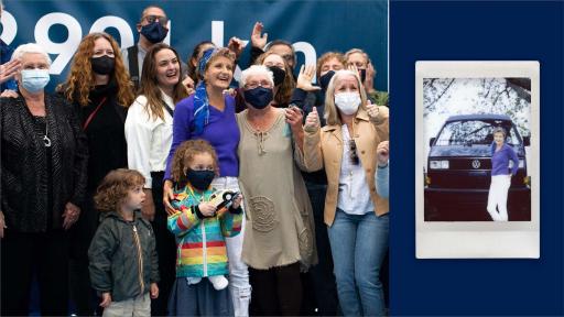 Sheilagh, humanitarian, globetrotter and Volkgiving winner