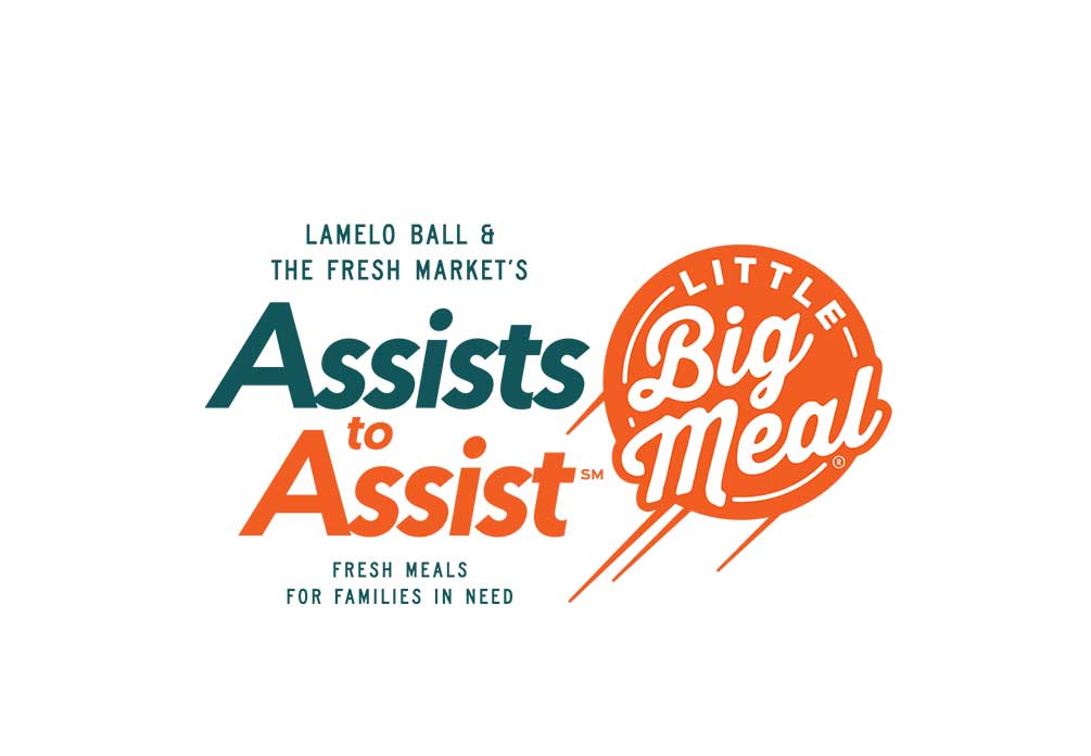 LaMelo Ball and The Fresh Market Team Up to Feed Local Community with AssistsToAssistSM Campaign. Fresh Meals for Families in Need Campaign Starts this Basketball Season