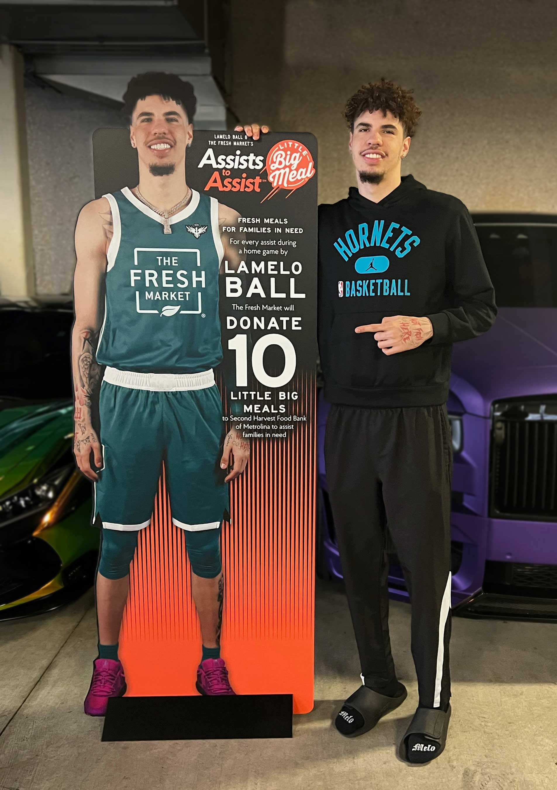 NBA All-Star LaMelo Ball and The Fresh Market Team Up To Feed Charlotte Community With AssistsToAssist(SM) Campaign