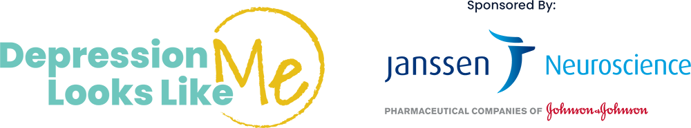 Depression Looks Like Me and Janssen logos