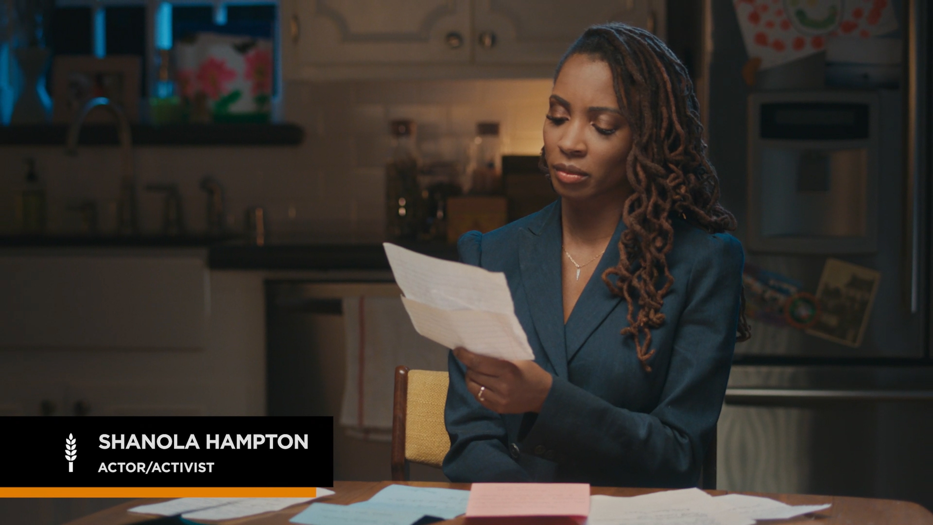 Actress and activist, Shanola Hampton, sheds light on the issue of hunger in America as she reads handwritten letters inspired by the real experiences of people facing the devastating impacts of food insecurity.