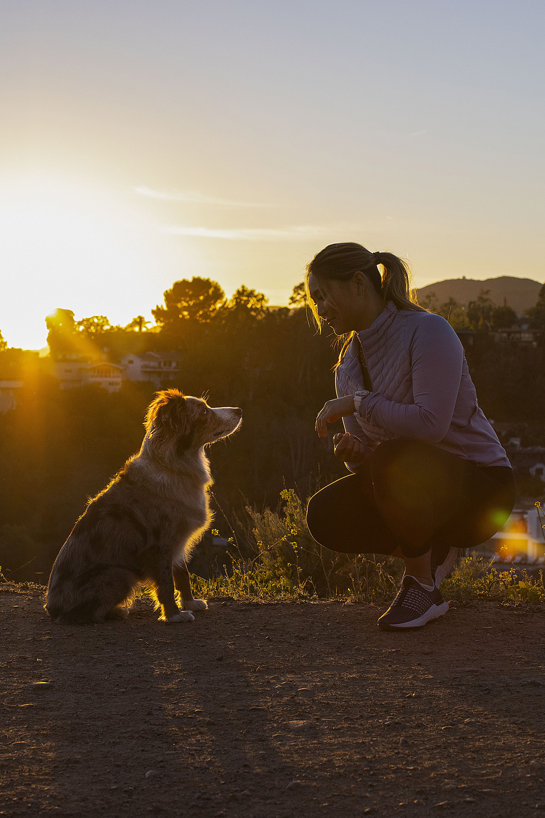 Chloe Kim and Reese for Purina Pro Sport