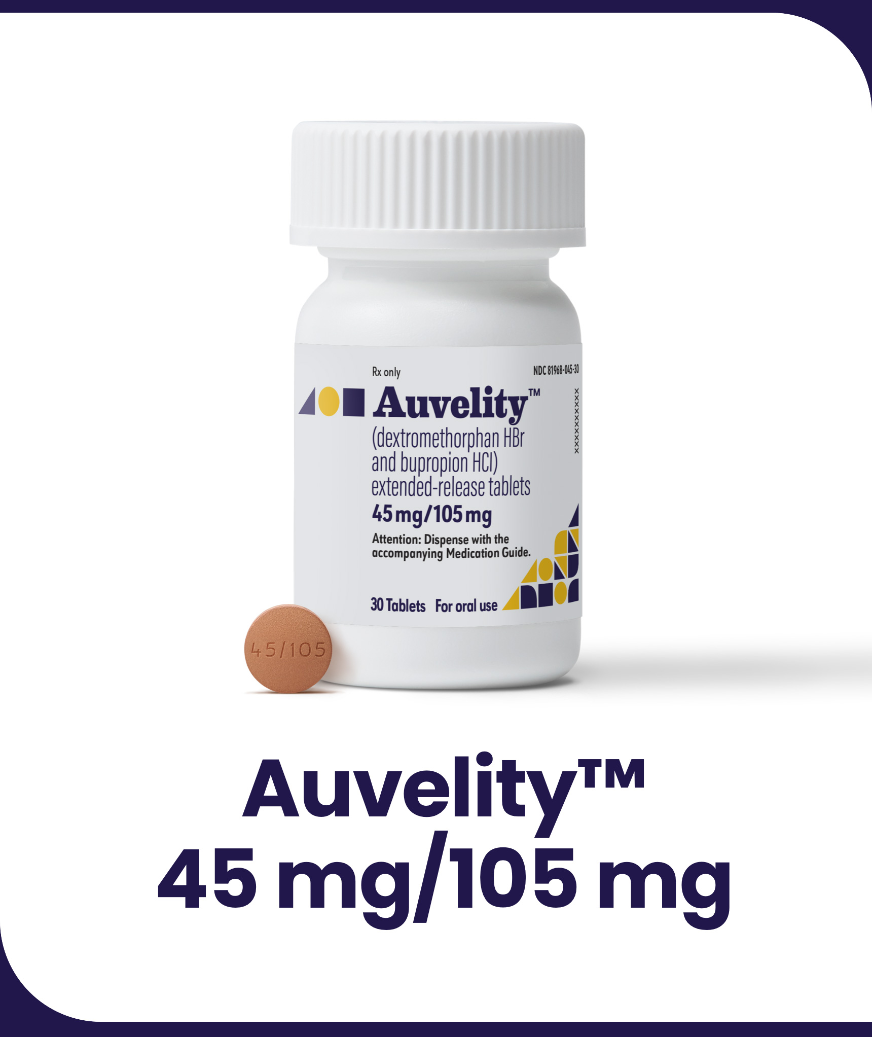 Auvelity Bottle