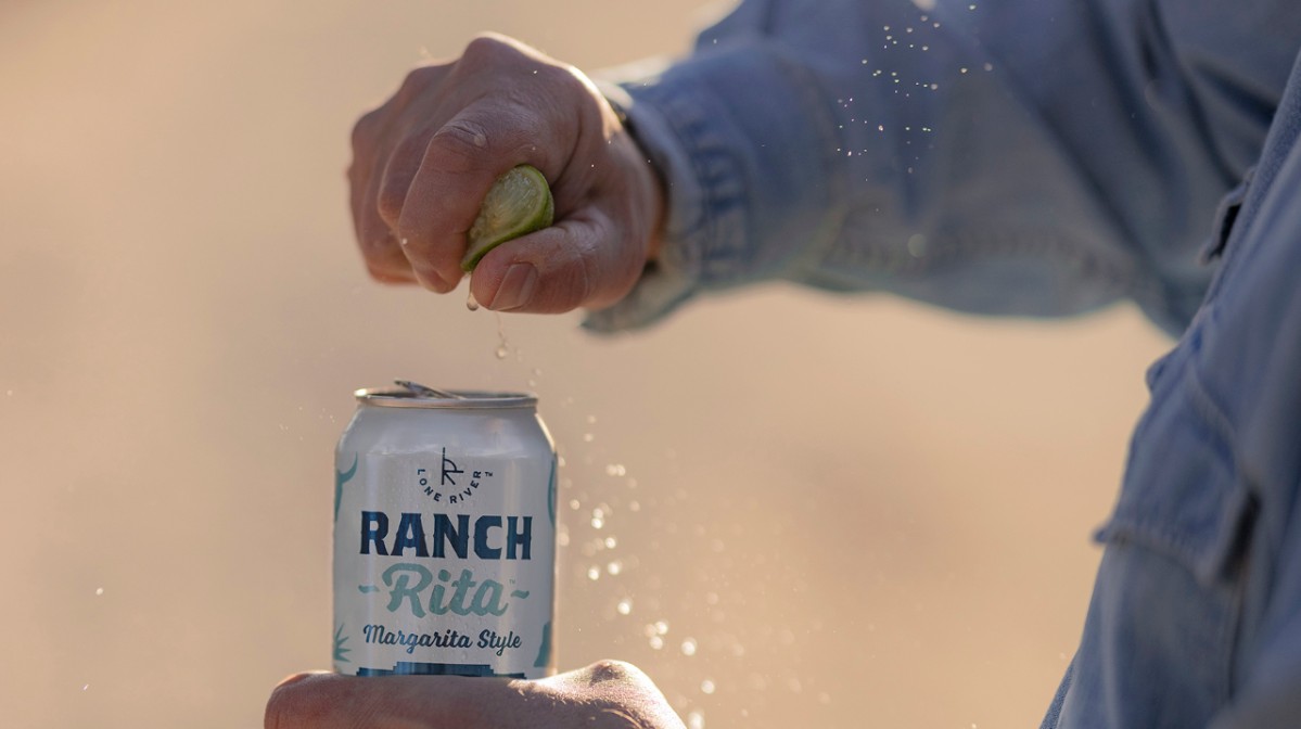 Opening can of Ranch Rita