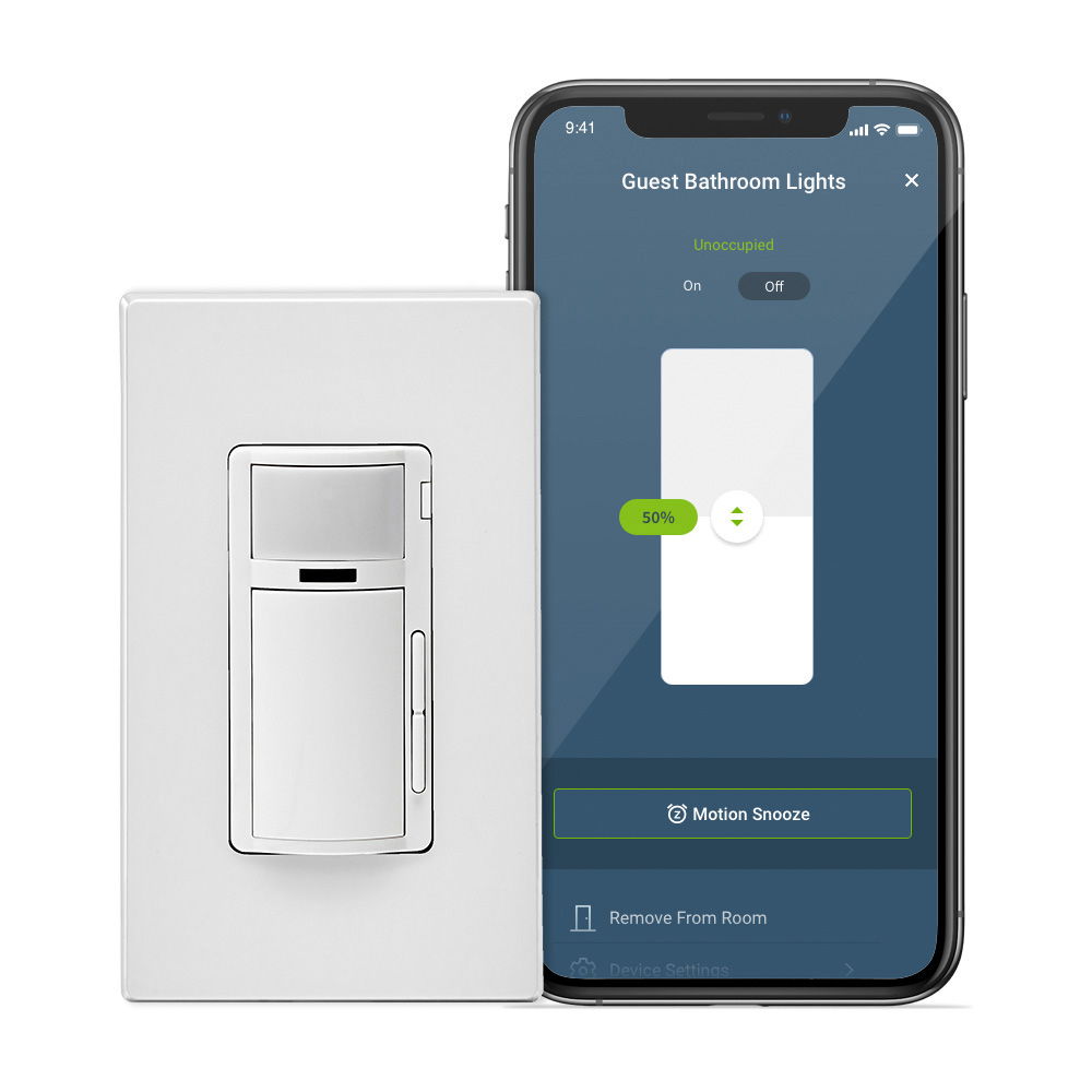 D2MSD wall dimmer and phone