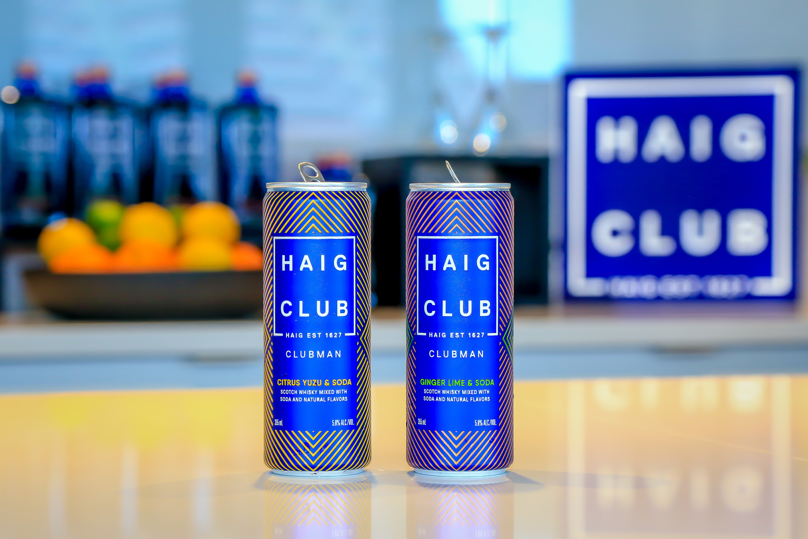 Available in Ginger Lime & Soda and Citrus Yuzu & Soda, the liquids combine elevated, tropical ingredients with the light, smooth taste of Haig Club Clubman, the perfect bright and bold base for these effervescent canned cocktails.