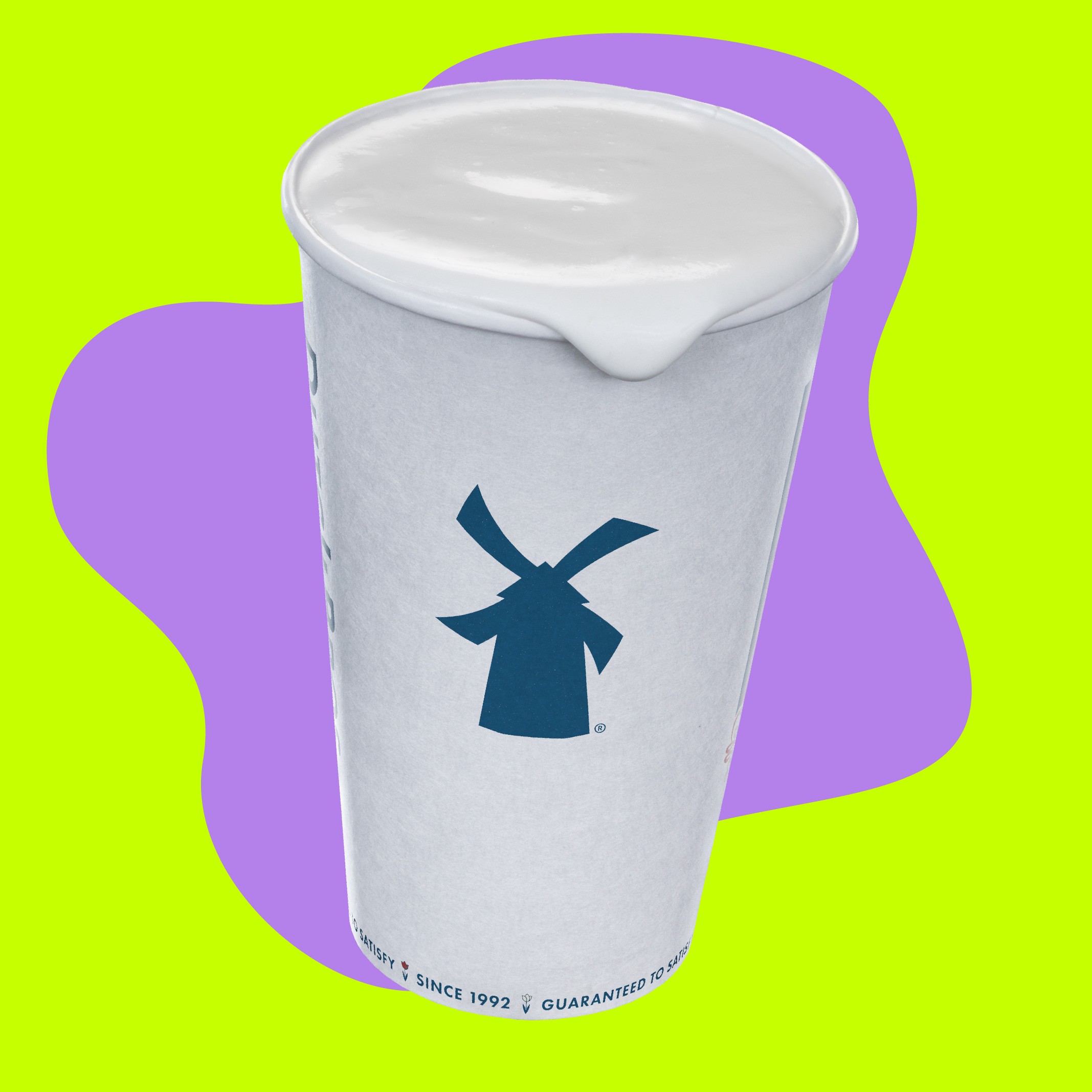 Breve: White Chocolate Lavender features white chocolate and lavender flavors topped with Dutch Bros’ signature Soft Top.