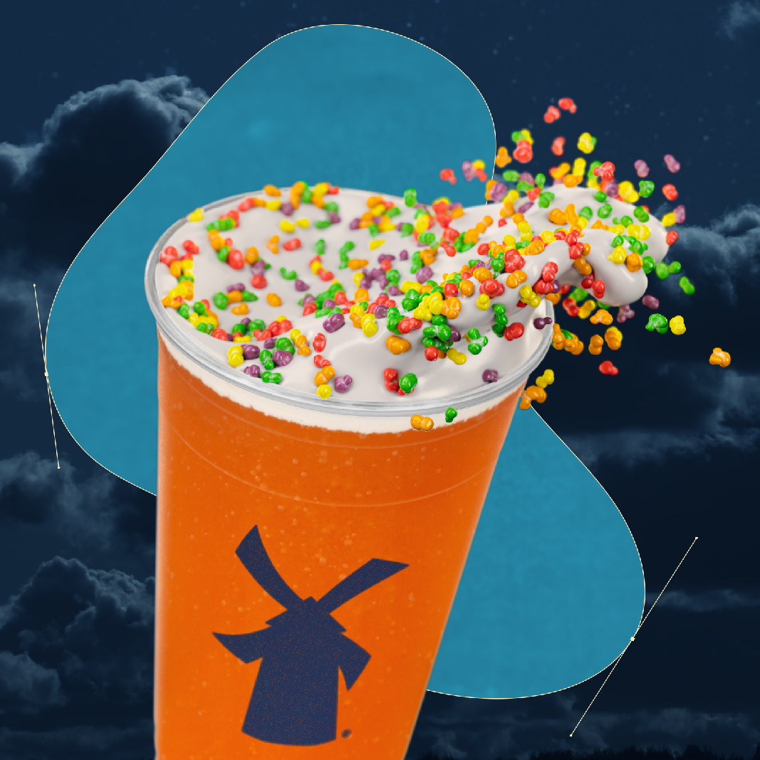 Starting today, Friday the 13th, Dutch Bros is launching sour & sweet to sink your fangs into, the Sour Candy Rebel energy drink!