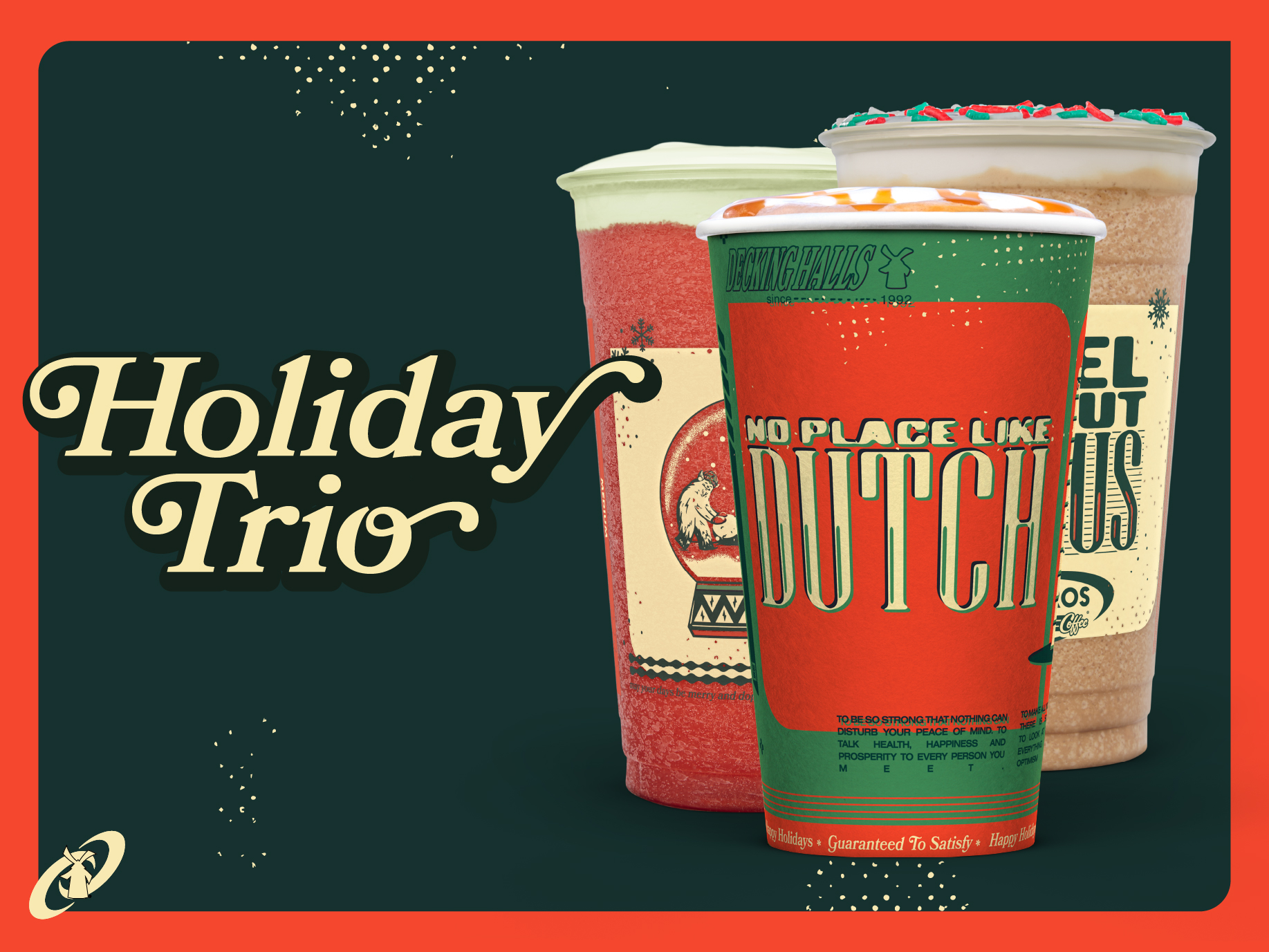 Holiday Trio: This year, Dutch Bros’ Holiday Trio includes the Hazelnut Truffle Mocha, the Merry Mischief Rebel and the Snow Cap Freeze.