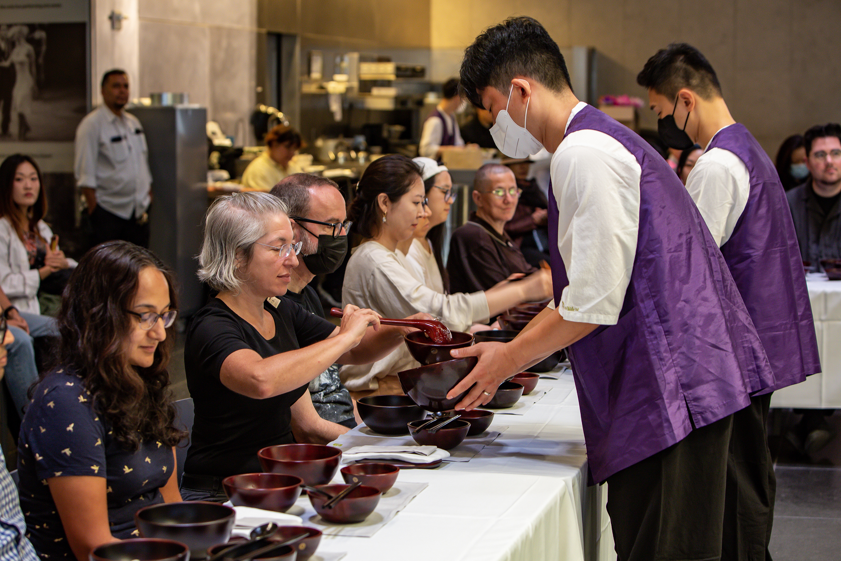 Netflix series Chef's Table, had a Barugongyang workshop at “Meeting with Korean Buddhism” held in New York City in August 2022