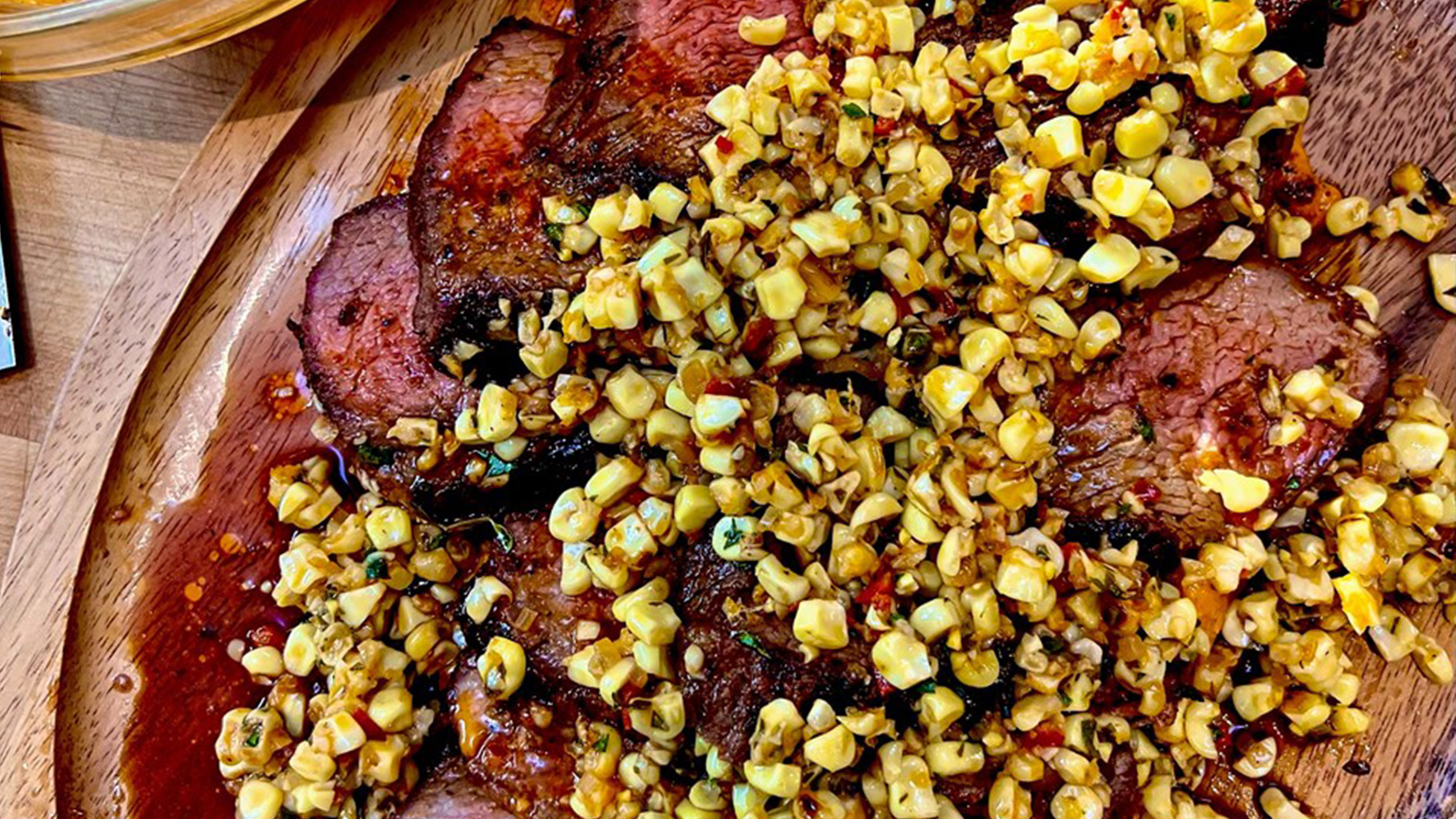 Brooke Williamson - Spiced Tri-Tip with Herbed Corn