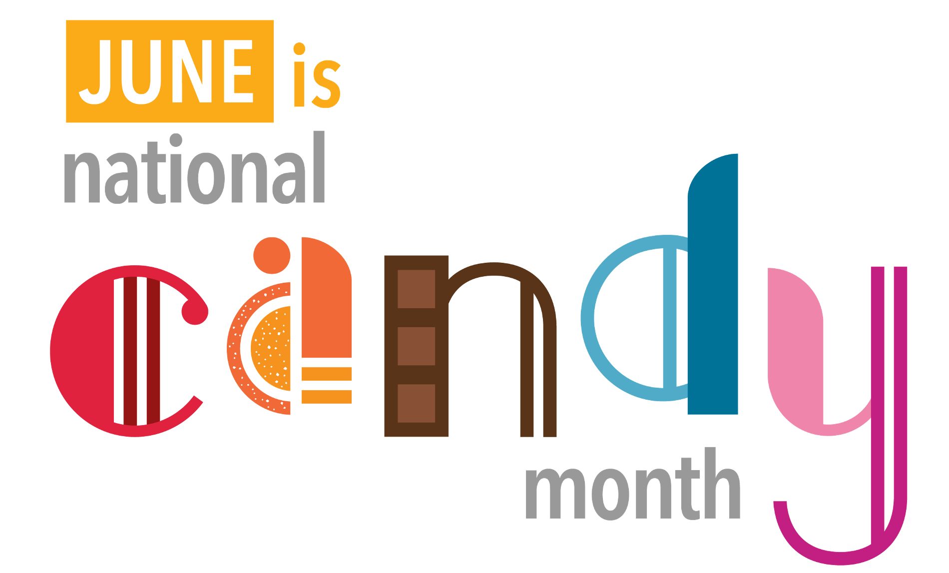 National Candy Month logo