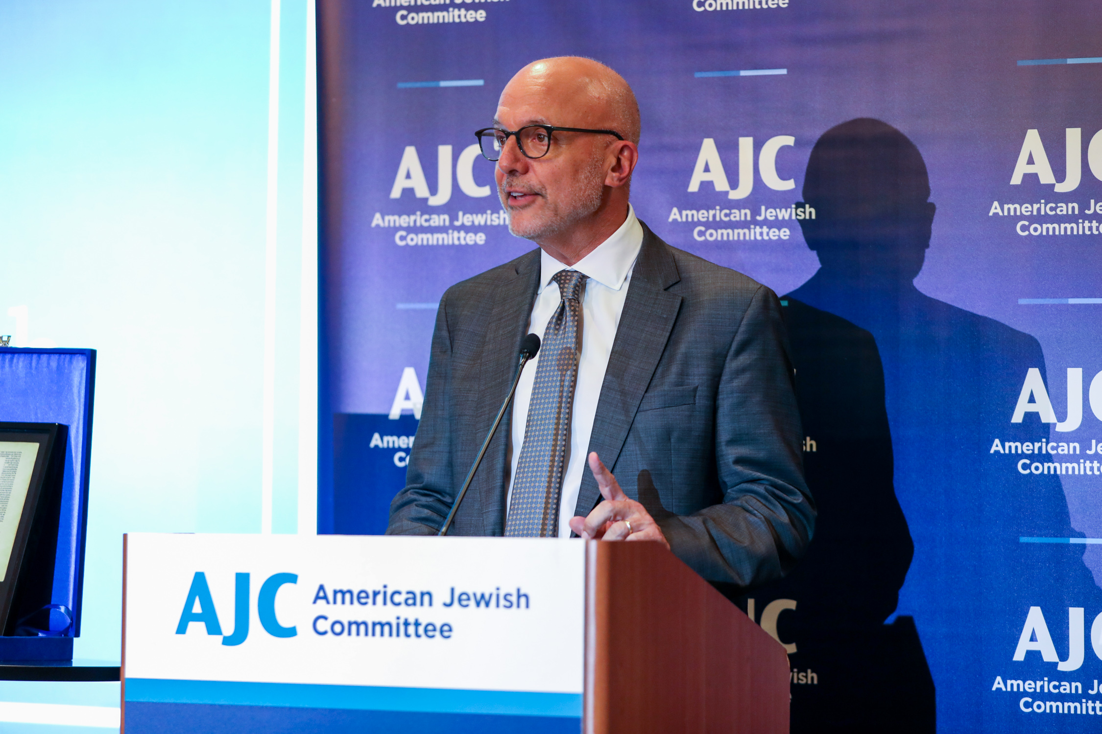 AJC CEO Ted Deutch paid tribute to Shaykh Bin Bayyah