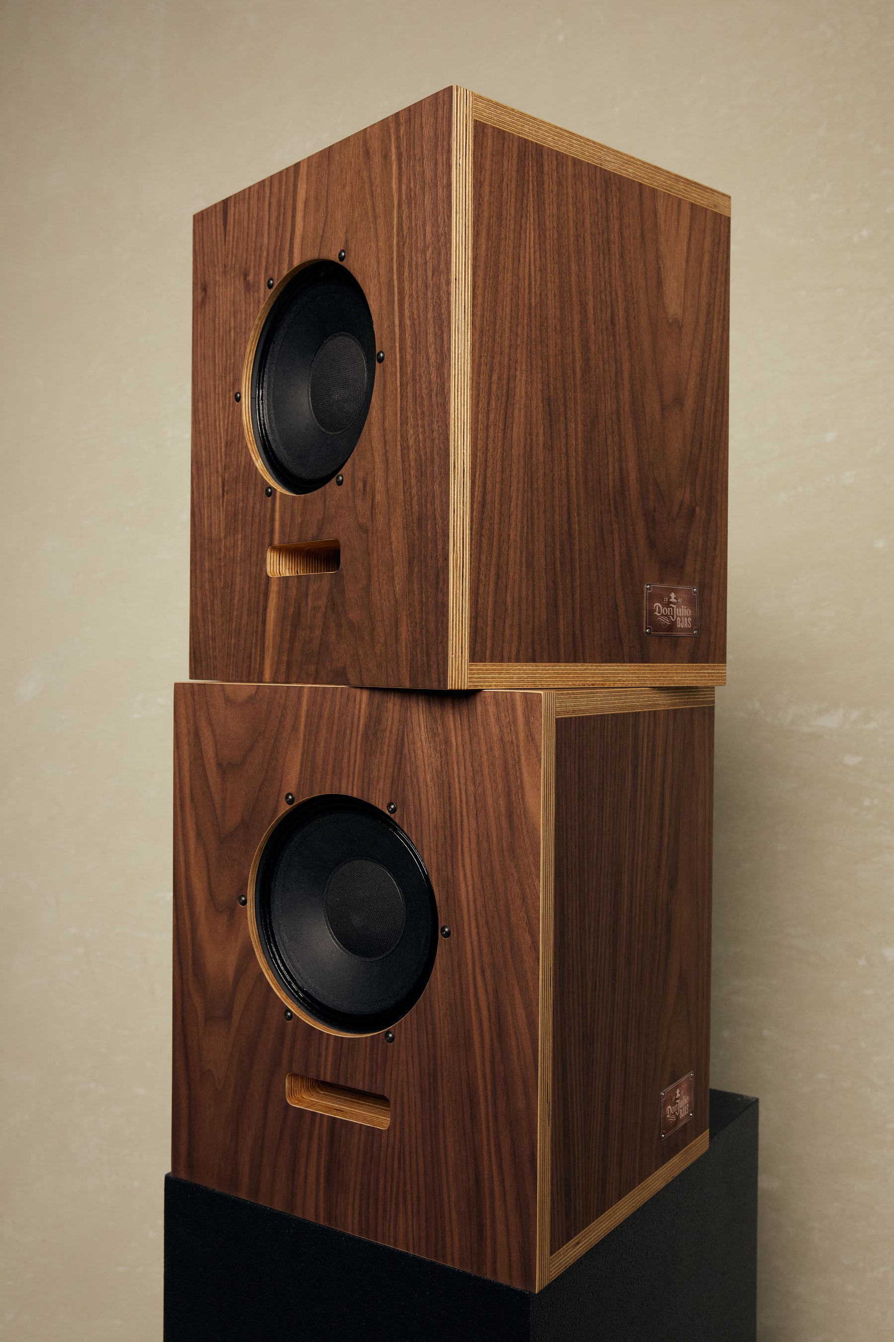 An extremely limited amount of the at-home Tequila Don Julio 1942 X OJAS Artbook Shelf Speakers will drop on OJAS.NYC on December 6th for an SRP of $6,000.