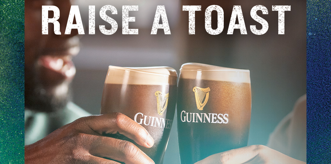 Guinness is offering $10,000 in cash prizes to 100+ different winners nationally – over $1 million in total – through the Guinness St. Patrick’s Day Toast contest. Guinness will go coast to coast, rewarding up to two deserving winners from each state (and Washington, D.C.) for the top toasts that celebrate friends and family, and embody the spirit and joy of St. Patrick's Day. To enter, all those 21+ can visit Toast.Guinness.com and upload a 30-second video of their toast until March 24.*