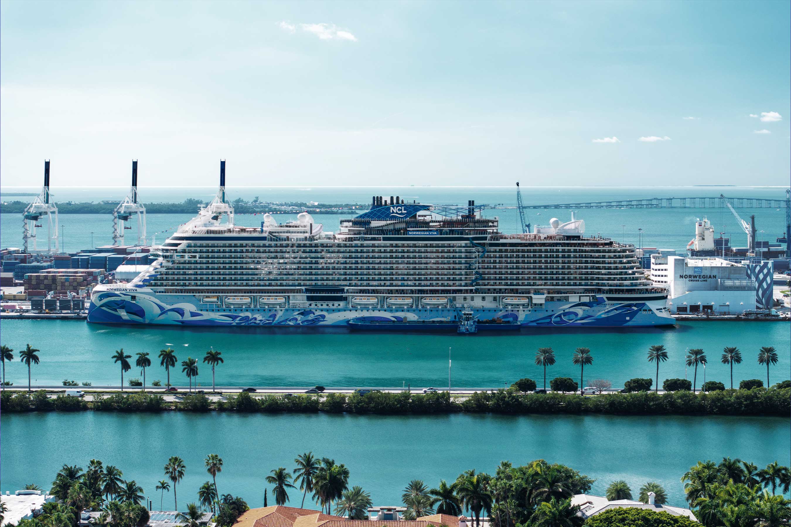 On Nov. 28, 2023, Norwegian Cruise Line christened the highly anticipated Norwegian Viva, the second ship in the award-winning Prima Class. The milestone event took place in the Company’s LEED® Gold Certified terminal at PortMiami, the ‘Cruise Capital of the World’, with over 1,500 guests in attendance.