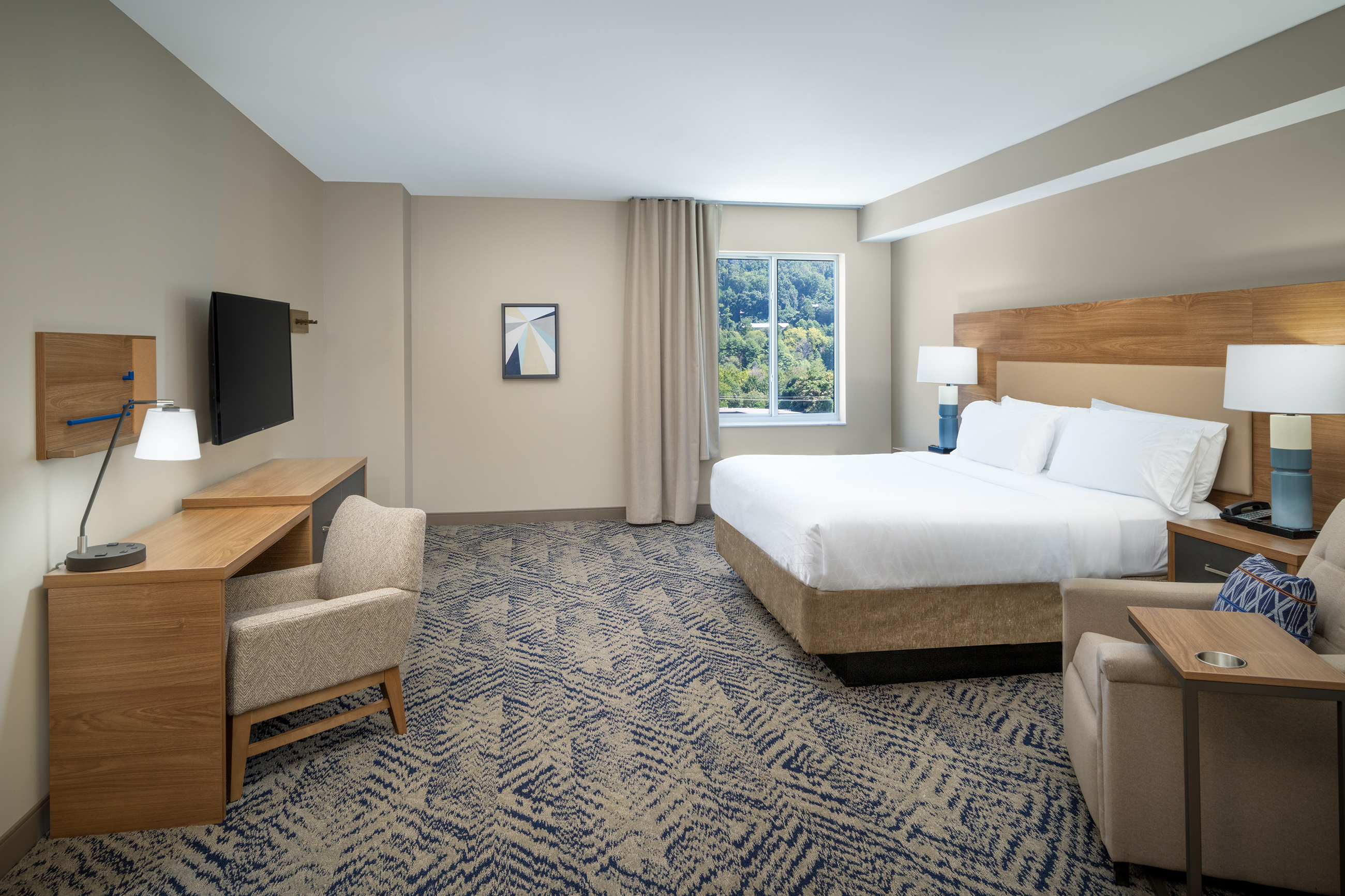 Upgrade!  Mountain views at the Candlewood Suites Asheville Downtown