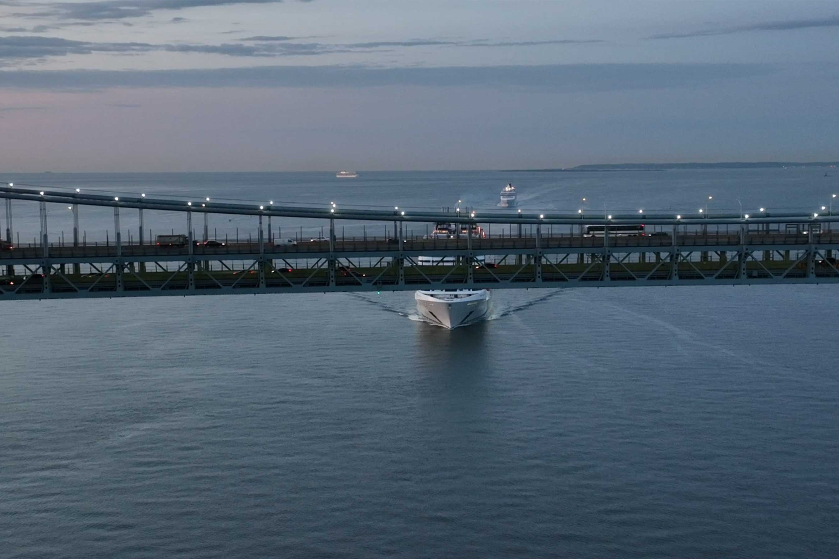 MSC Meraviglia entering New York Harbor 2