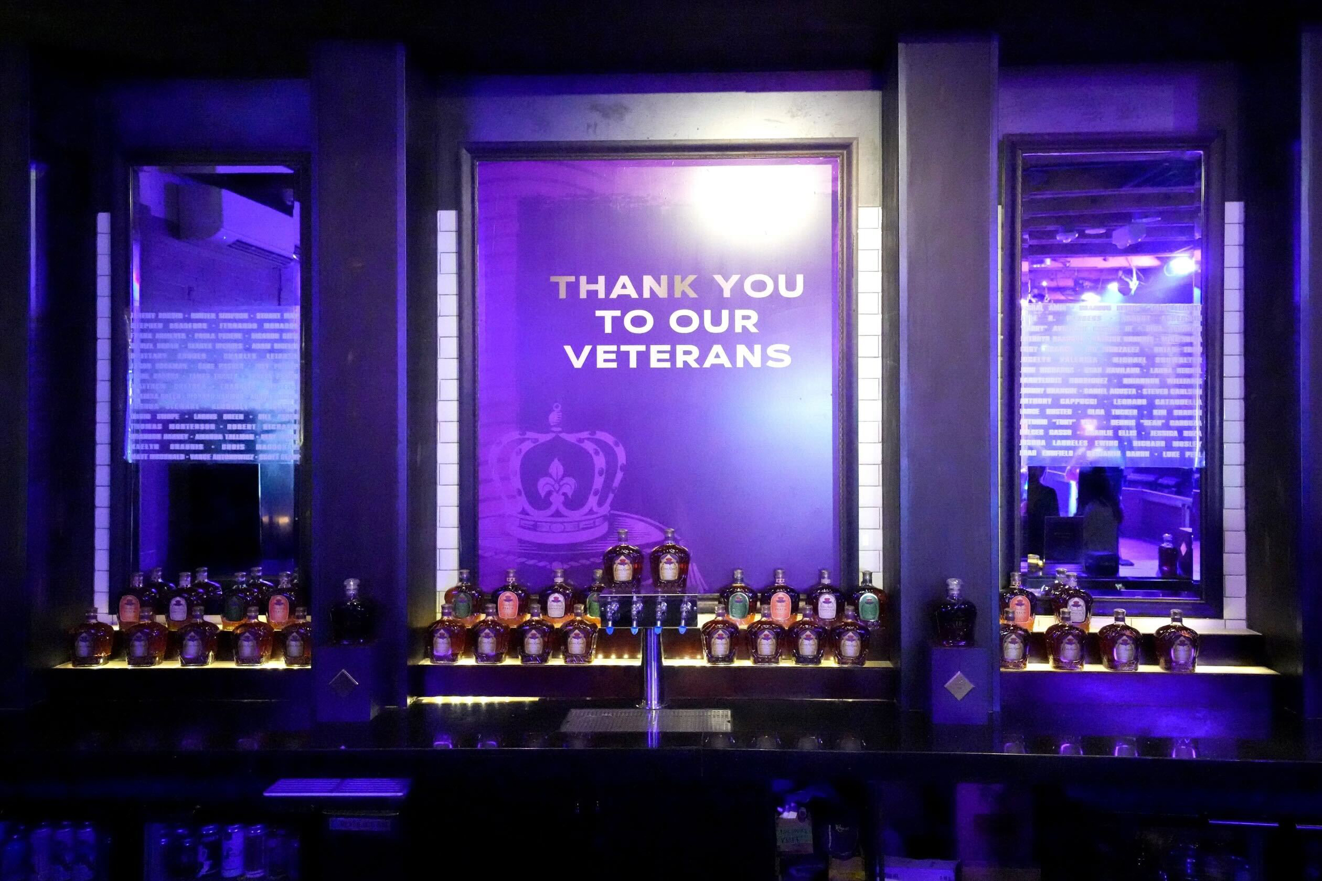 Crown Royal celebrated Super Bowl LVII by showcasing their gratitude for military veterans with an exclusive pre-game party experience featuring a rare acoustic set from Dave Grohl.